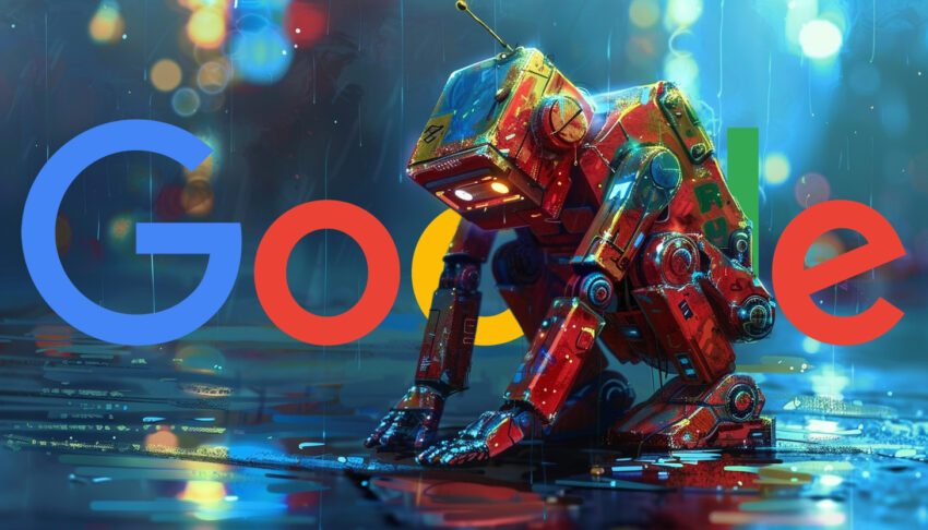Google Robot Begging