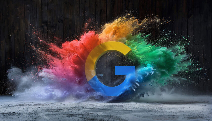 Google Logo Evaporating