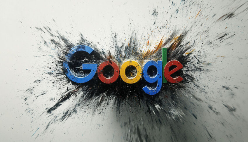 Google Logo Explode